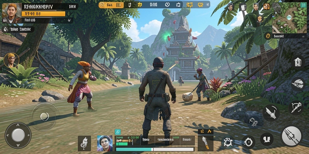 Tampilan gameplay menakjubkan dari game Simulation 3446.