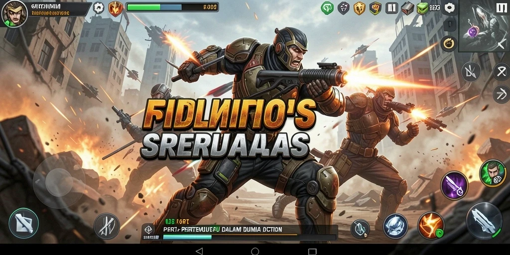 Tangkapan layar gameplay seru dari 6RT dengan aksi mendebarkan.