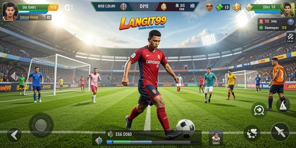 Gameplay LANGIT99 yang seru dan interaktif dalam olahraga.