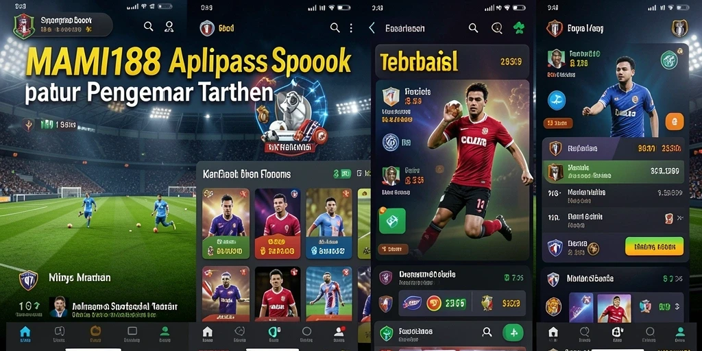Tampilan utama MAMI188 menunjukkan berbagai pilihan taruhan olahraga.
