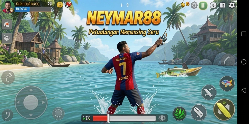 Tampilan gameplay NEYMAR88 yang menakjubkan saat memancing.