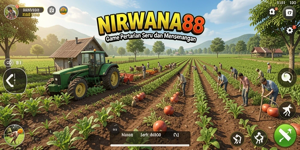 Gameplay seru dan menantang di dunia pertanian.