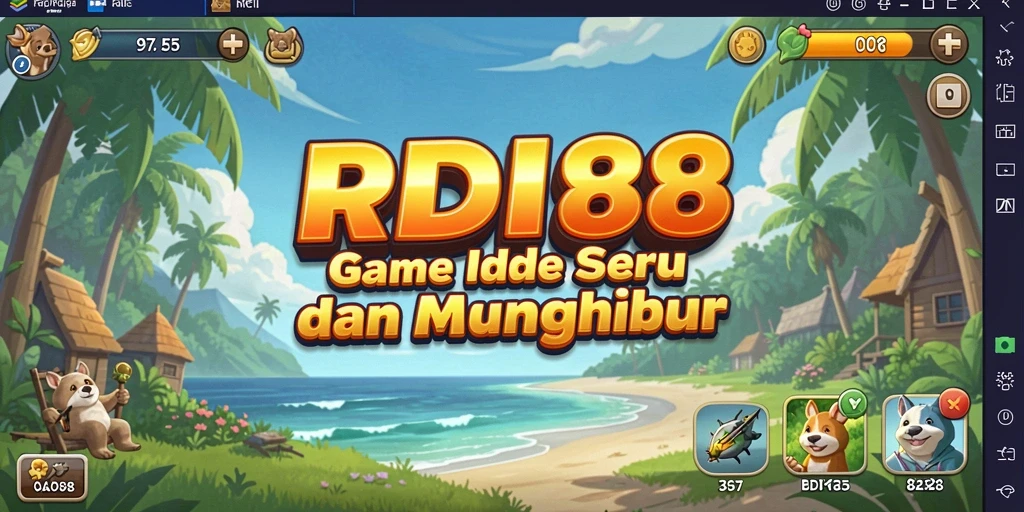 Screenshot gameplay RDI88 menampilkan aksi mengelola karakter Idle yang seru.