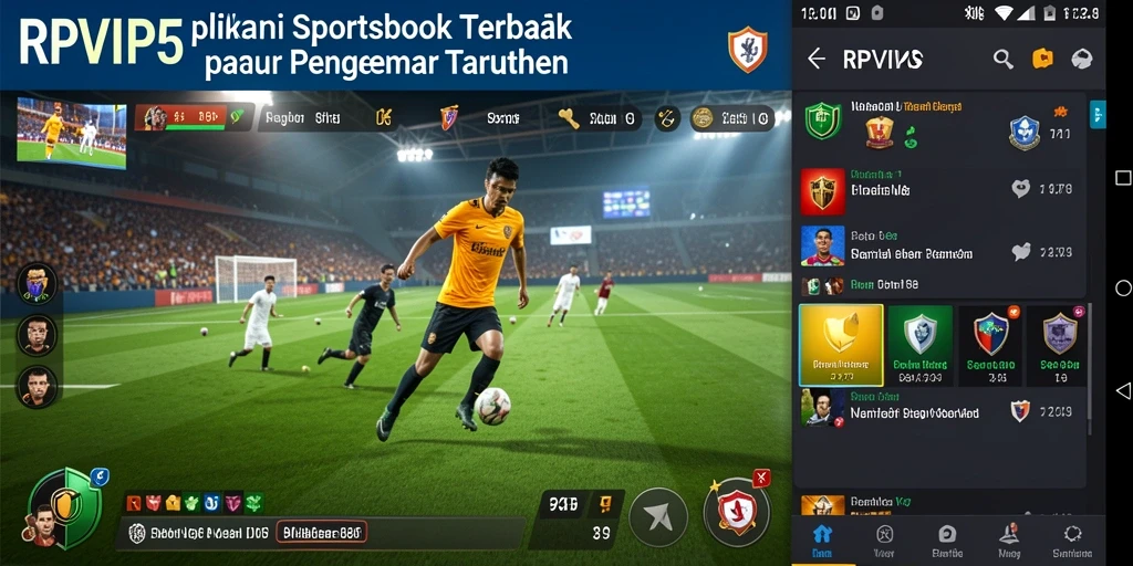 Tampilan gameplay RPVIP5 yang menarik dan interaktif untuk taruhan olahraga.