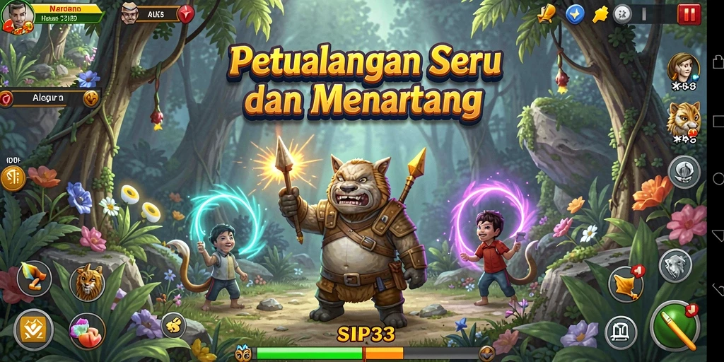 Tampilan gameplay SIP33 yang menarik dengan berbagai tantangan.