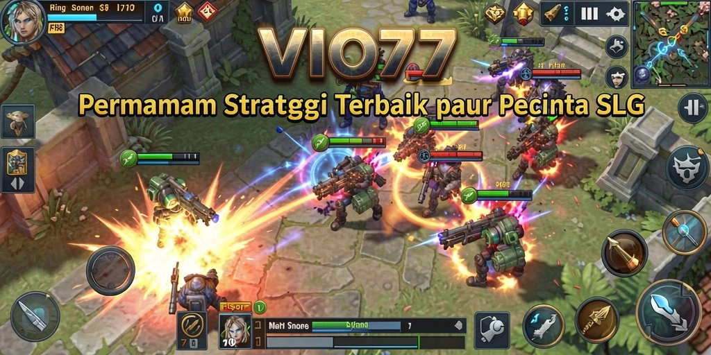 Tampilan menarik gameplay VIO77 dalam aksi strategi SLG.